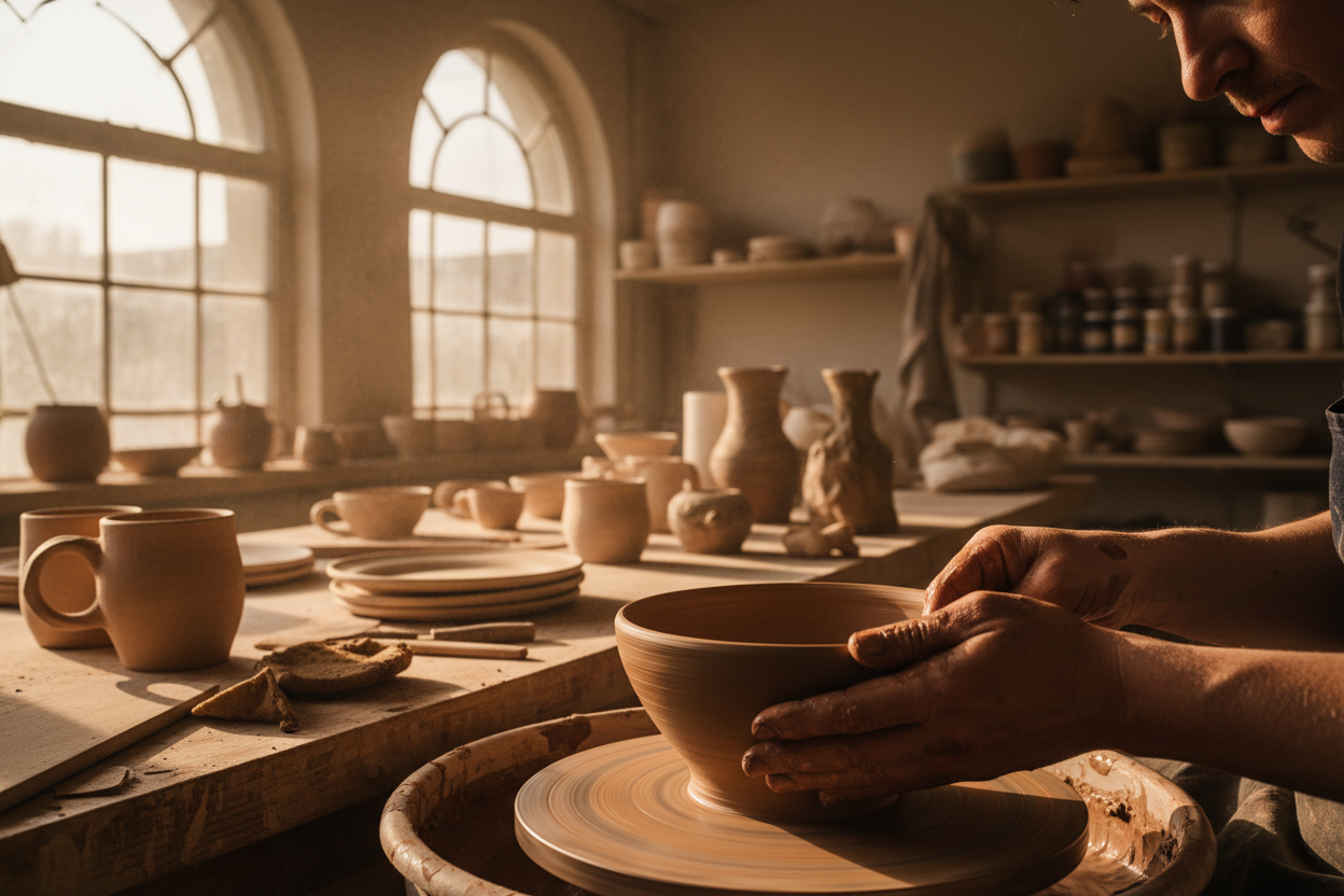 stoneware handmade production